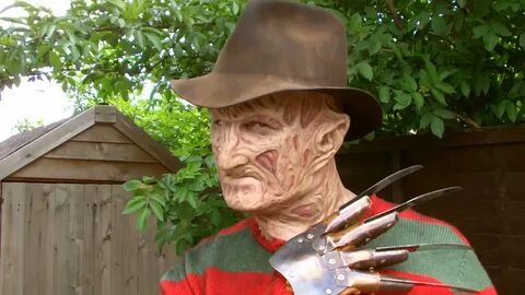 Part 3 Freddy Krueger Costume ( torched 3 silicone mask ) - 