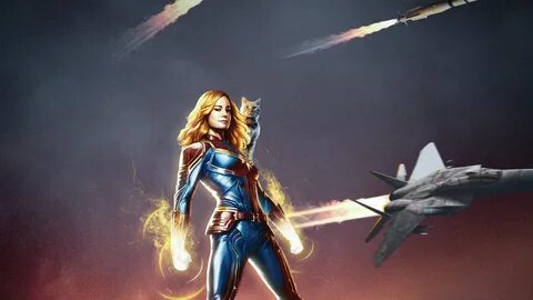 3840x2160 Captain Marvel Movie Poster Art 4K Wallpaper, HD M