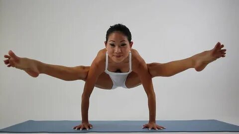 Flexible asian yoga girl