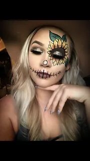 Halloween makeup #sunflower #scarecrow #mua #makeup #makeupa