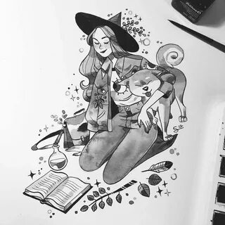 http://sosuperawesome.com/post/166594288065/inktober-by-sibylline-on-tumblr-and-