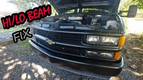 88-98 Chevy truck (GMT400) HI beam/LO beam headlight MOD - Y