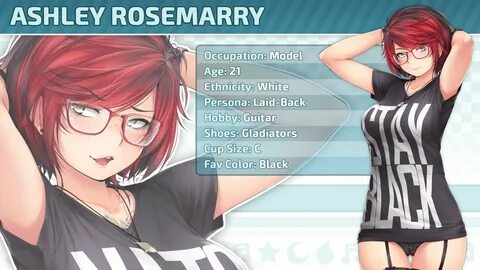 Last HuniePop 2 Character Ashley Revealed and She's a Chill 