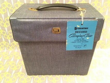 Vintage 12 Vinyl Lp Record Storage Carry Case Box