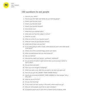 Funny Interview Questions For Dating metholding.ru