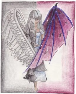 Demon Angel Drawing at GetDrawings Free download