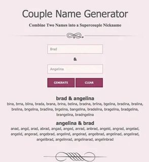 Couple Name Generator аналоги и альтернативы - Couple Name G