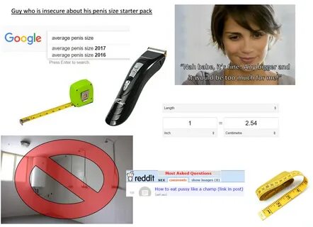 Guy who is insecure about his penis size starterpack - Imgur