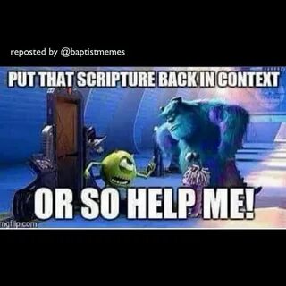 #submission from many people. -@gmx0 #BaptistMemes #MonsterI