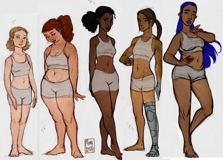 It's nice to see them realistically, not perfect and skinny.