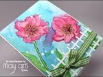 May Arts Pinterest Challenge Card Tim Holtz Flower Garden Ga