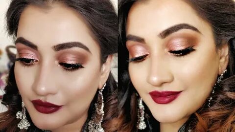 Indian wedding guest makeup tutorial Easy party makeup look 