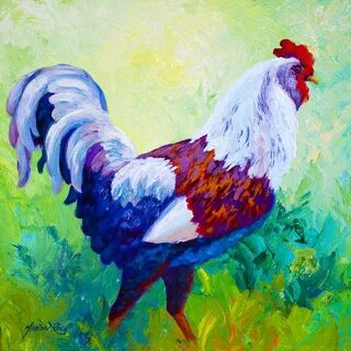 Image detail for -... Himself - Rooster Painting - Full Of H