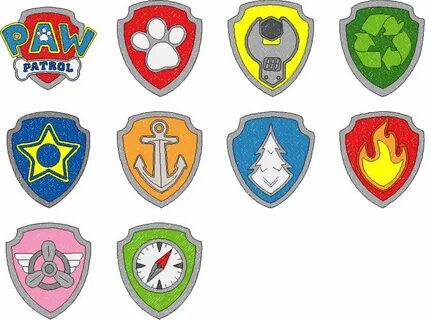 Paw Patrol Badges Etsy in 2019 Paw patrol badge, Paw patrol,