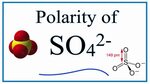 Is SO42- Polar or Nonpolar? (sulfate ion) - YouTube