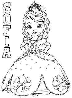 princess sofia coloring pages to print Disney princess color