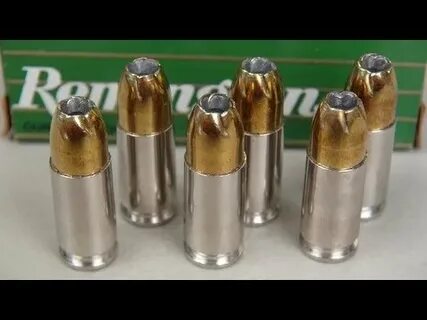 9mm Remington Golden Saber 147 gr Ammo Gel Test - YouTube