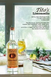 Drinks to make with tito's