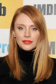 Bryce Dallas Howard Copper hair color, Strawberry blonde hai