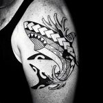 50 Polynesian Shark Tattoo Designs For Men - Tribal Ink Idea