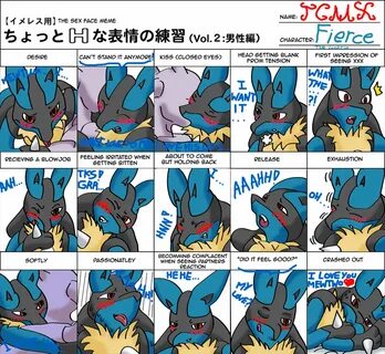 Lucario Sex Face Meme Pokémon Know Your Meme