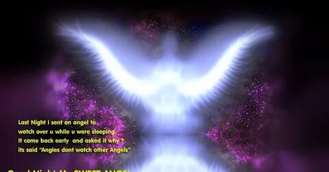 Angel Wishes Good Night Wallpaper With Quote Entertainment M