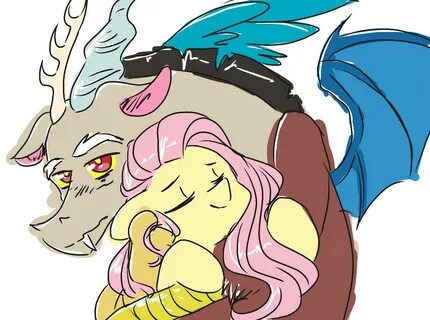 #1172252 - safe, artist:yuyusunshine, discord, fluttershy, c