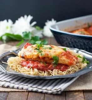 Healthy Chicken Parmesan Dump-and-Bake - The Seasoned Mom Re