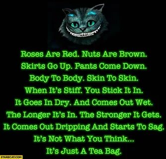 Poem: roses are red, nuts are brown, it’s not what you think