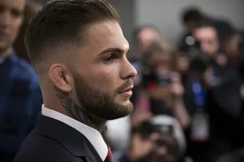 Cody Garbrandt is interviewed during the UFC 207 media day a
