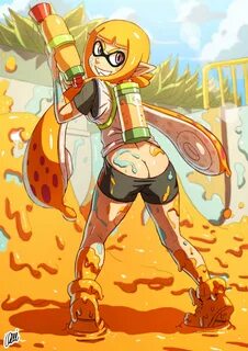 Someone's not wearing any panties today... ( ʖ °) Splatoon K