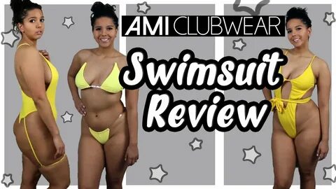 AMIClubwear 2019 Swimsuit Collection Review - YouTube