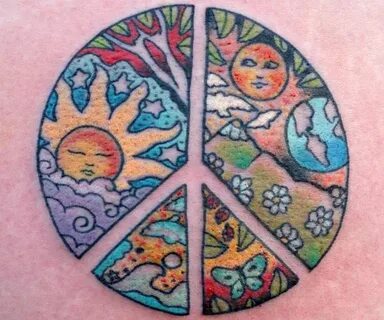 Hippie tattoos, much more than symbolism and psychedelia Tat