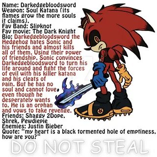 Edgy Sonic Oc Characters - Floss Papers