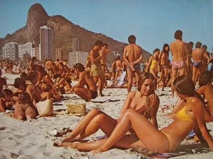 Rio de Janeiro, 1960s Beach, Beach photos, Beach aesthetic