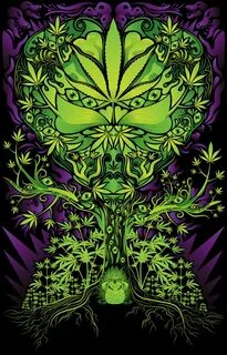 Trippy Weed Wallpaper posted by Samantha Peltier