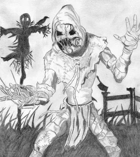 Scarecrow Drawing at PaintingValley.com Explore collection o