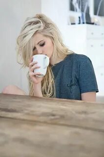 amazing, beautiful, blonde, coffee, cool, drinking, girl, hy