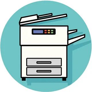 Best Copy Machine Illustrations, Royalty-Free Vector Graphic