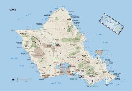 Large Oahu Island Maps for Free Download and Print High-Reso