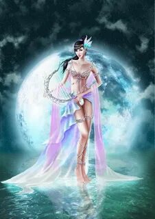 The Goddess by moon88 on deviantART Beautiful fantasy art, F