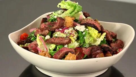 The Cheesecake Factory: Marinated Steak Salad - YouTube