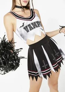 Vamp Cheerleader Costume Set Cheerleader costume, Cheerleade