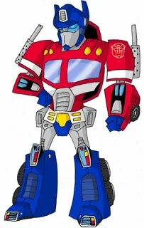Transformers clipart optimus prime - Pencil and in color tra