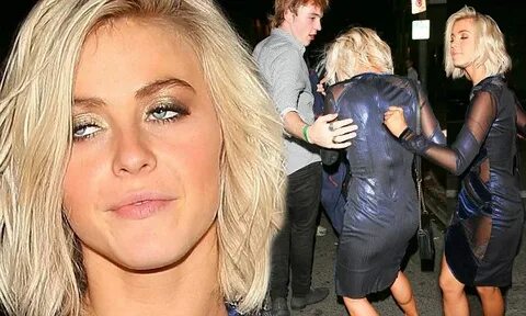 Julianne Hough suffers a nip slip and nearly tumbles leaving