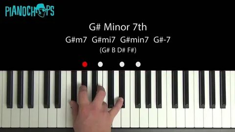 G# (sharp) minor 7 on Piano - G# m7 - YouTube