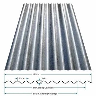 Corrugated Galvanized Steel 29 Gauge Roof Panel