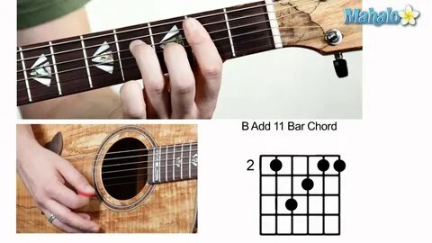 How to Play B Add 11 Bar Chord on Guitar - YouTube