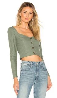 Privacy Please Althea Top in Sage Green REVOLVE