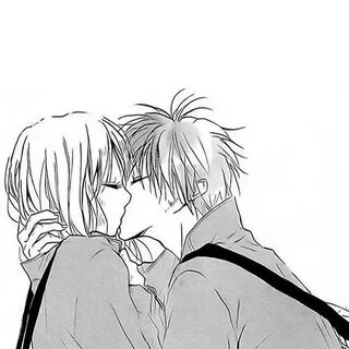 Cute Anime Couple Kissing posted by Sarah Walker